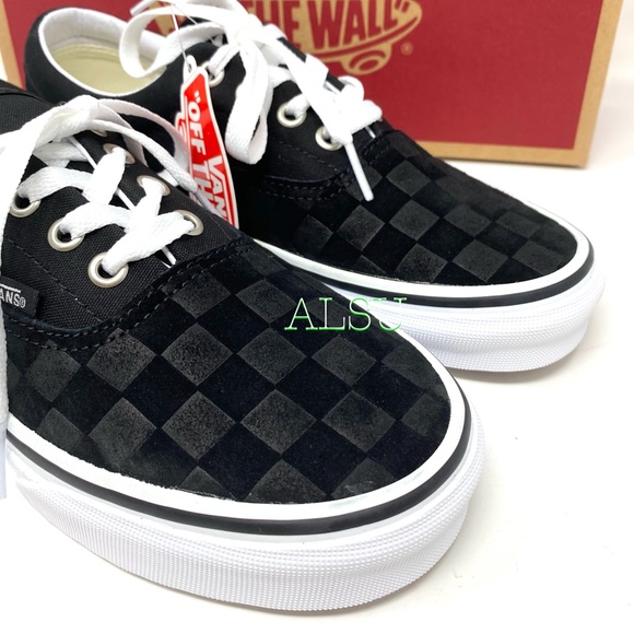 VANS Era Deboss Checker Black Women’s Sneakers - Picture 2 of 9